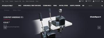  "Fanatec" ClubSport  Handbrake / Handrem V1.5​ PC. PS. Xbox beschikbaar voor biedingen