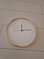 Ikea PANORERA Wandklok, goudkleurig, 24 x 3 cm, Maison & Meubles, Accessoires pour la Maison | Horloges, Comme neuf, Enlèvement