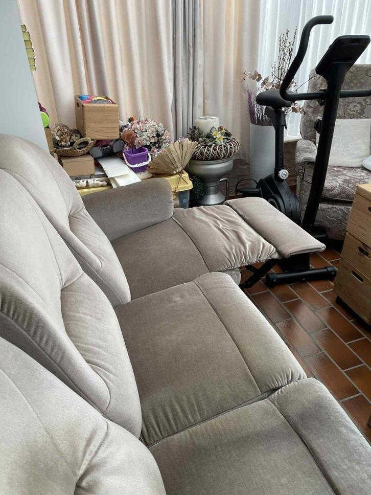 3 zitbank met 2 relaxen, Antiek en Kunst, Antiek | Meubels | Stoelen en Sofa's, Ophalen