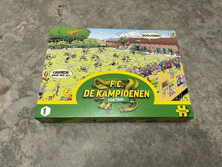 F.C. De Kampioenen puzzel 1000 stukjes, Hobby en Vrije tijd, Denksport en Puzzels, Zo goed als nieuw, Legpuzzel, 500 t/m 1500 stukjes