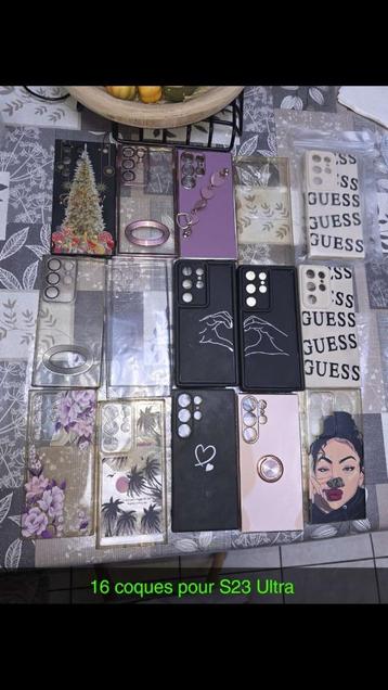Coque s23ultra Samsung, Télécoms, Enlèvement, Utilisé, Galaxy S23, Sans abonnement