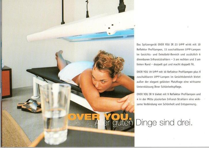 Zonnebank UWE "over YOU" Infrarood zonnecombi top model, Elektronische apparatuur, Zonnebanken en Gezichtsbruiners, Zo goed als nieuw