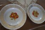 2 unieke Bavaria retro borden 29.5 x 5 cm  fruitdecor, Ophalen