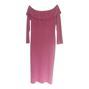 Offshoulder jurk roze XXL beschikbaar voor biedingen