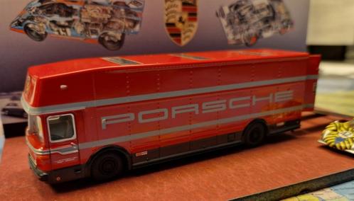 Porsche Renn Transporter Transporteur de voitures, Hobby & Loisirs créatifs, Voitures miniatures | 1:32, Neuf, Enlèvement ou Envoi