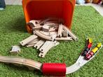 Houten treinen met sporen, Kinderen en Baby's, Speelgoed | Thomas de Trein, Ophalen, Zo goed als nieuw