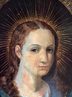 Peinture sur cuivre, femme, portrait, Enlèvement ou Envoi