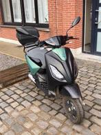 Piaggio One Plus – Mat Zwart / Mat Jade – met Topcase, Fietsen en Brommers, Ophalen, Overige modellen, Elektrisch, Klasse B (45 km/u)