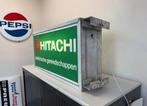 HITACHI oude reclame lichtbak, Ophalen, Gebruikt, Lichtbak of (neon) lamp