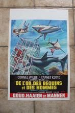 filmaffiche Shark's Treasure 1975 filmposter, Comme neuf, Cinéma et TV, Enlèvement ou Envoi, Rectangulaire vertical