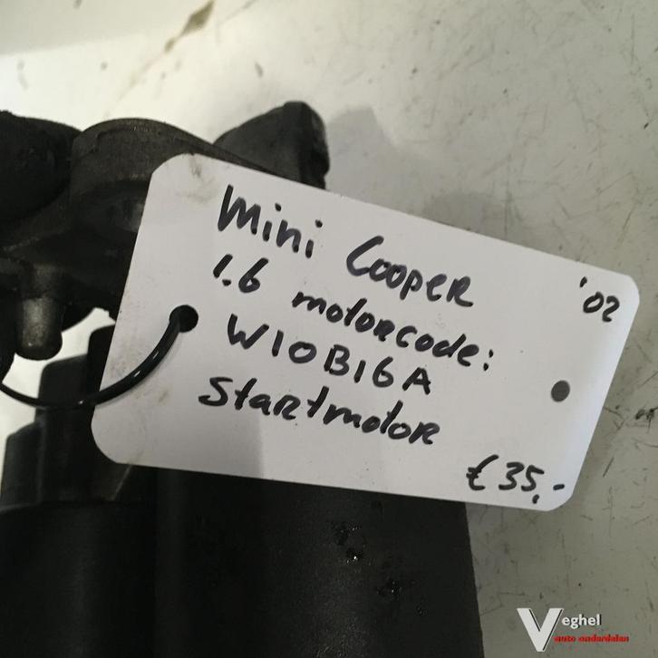 Mini Cooper 1.6 2002 Motorcode W10B16A    Startmotor, Auto-onderdelen, Motor en Toebehoren, Gebruikt, Ophalen of Verzenden