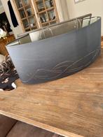 Grote moderne luster, Huis en Inrichting, Lampen | Hanglampen, Ophalen, Gebruikt, Stof, Modern