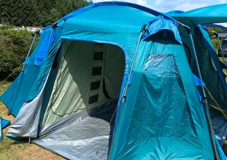 Tente familiale 6 à 8 personnes, Caravanes & Camping, Tentes, Plus de 6, Comme neuf, Enlèvement ou Envoi