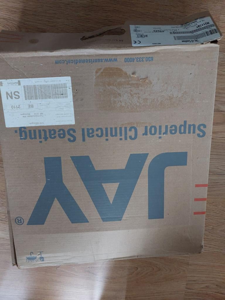 Jay J2 rolstoelkussen, Ophalen