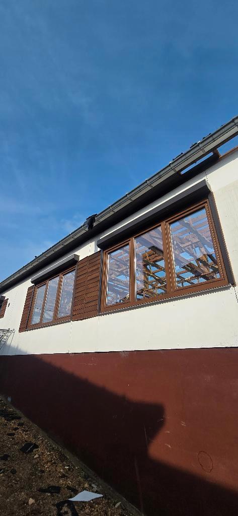 Fenêtres Shüco, Bricolage & Construction, Vitres, Châssis & Fenêtres, Comme neuf, Double vitrage, Verre de sécurité, Enlèvement