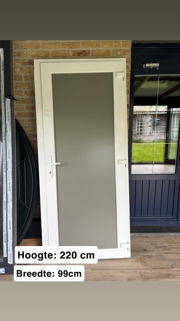 Deur pvc nieuw, Enlèvement, Comme neuf