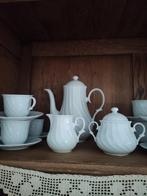 Service à café porcelaine de Bavière blanche Schirnding, Collections, Enlèvement, Porcelaine