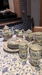 Vintage porseleinen servies Famille Rose, Antiek en Kunst, Ophalen