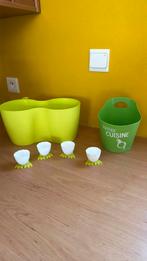 Diverse groene plastic pot, Tuin en Terras, Ophalen of Verzenden