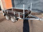 Aanhanger gegalvaniseerd 250x130 dubbelasser, Auto diversen, Ophalen, Zo goed als nieuw