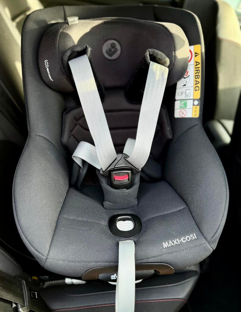 Maxi-Cosi Pearl 360 Pro + FamilyFix 360 Pro – autostoel 2025, Comme neuf, Protection latérale, Enlèvement, Isofix