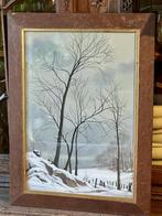 Suzanne Cocq. Hiver. Automne. (double face)., Antiquités & Art, Enlèvement ou Envoi