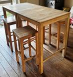 Table haute et 2 tabourets ikea, Enlèvement, Comme neuf