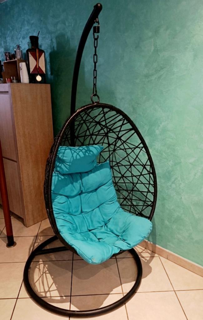 Fauteuil suspendu, Jardin & Terrasse, Chaises de jardin, Comme neuf, Métal, Enlèvement