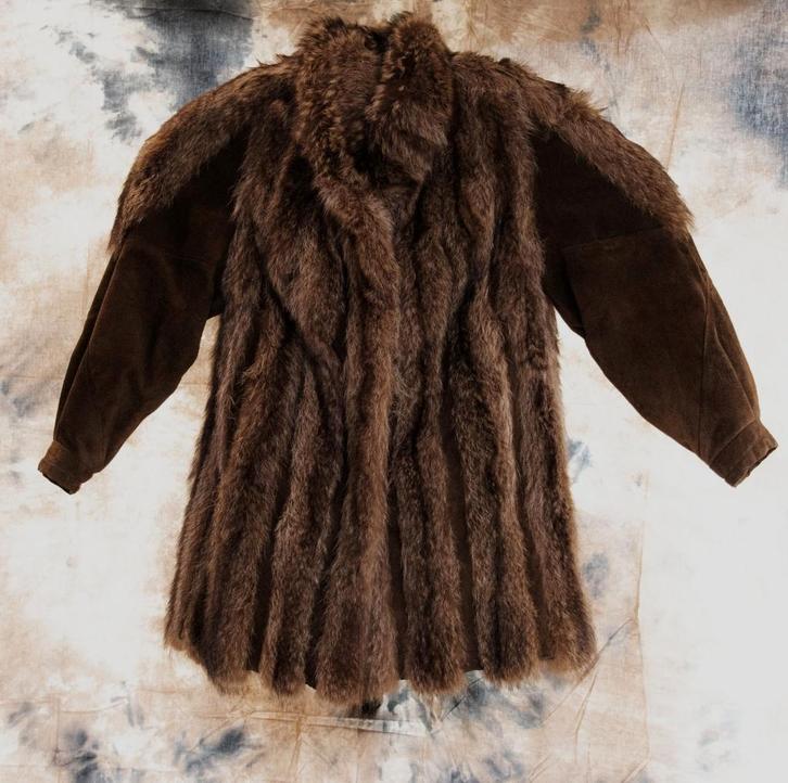 Bontjas te koop, Kleding | Dames, Jassen | Winter, Zo goed als nieuw, Maat 42/44 (L), Overige kleuren, Ophalen