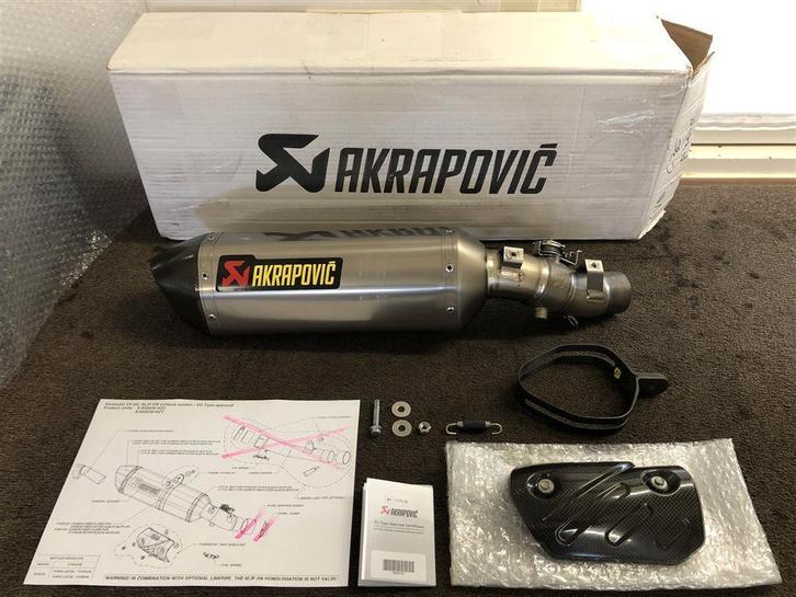 Akrapovic Hexagonal uitlaat demper Kawasaki ZX-6R ZX6R 09-18, Motoren, Onderdelen | Kawasaki, Gebruikt, Verzenden