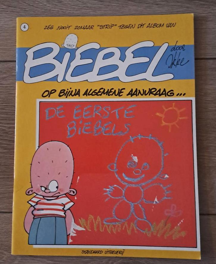 4 - Biebel - Op Bijna Algemene Aanvraag..., Boeken, Stripverhalen, Gelezen, Eén stripboek, Ophalen of Verzenden