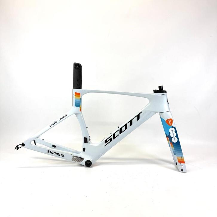 Scott Foil RC HMX Disc frameset - Maat XS - Team PostNL DSM, Vélos & Vélomoteurs, Vélos Pièces, Utilisé, Cadre, Enlèvement ou Envoi