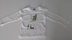 T-shirt blanc à manches longues, taille 98, Enlèvement ou Envoi, Comme neuf, Garçon, Chemise ou À manches longues