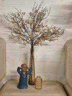 Vaas met kunsttakken, buddha en klein vaasje., Ophalen of Verzenden