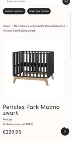 Zwarte baby box / park, Kinderen en Baby's, Ophalen