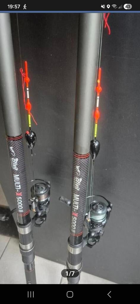 Snoek snoekbaars hengels 420cm, Ophalen