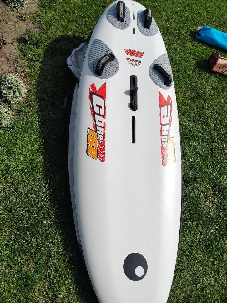 Beginner-ervaren windsurf set, twee masten gieken zeilen, Watersport en Boten, Windsurfen, Gebruikt, Complete set, 250 tot 300 cm