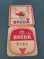 2 bierviltjes Breda bier, Verzamelen, Biermerken, Ophalen of Verzenden
