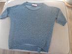 Blouse bleu pétrol-"AXIOME"-T M, Kleding | Dames, Blouses en Tunieken, Ophalen of Verzenden, Zo goed als nieuw, Maat 38/40 (M)