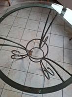 Ronde tafel, Ophalen, Gebruikt, Rond, Glas