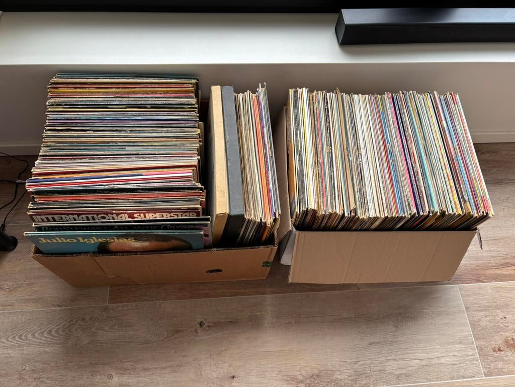 Lot van 220 vinylplaten, Enlèvement, Utilisé, Autres genres