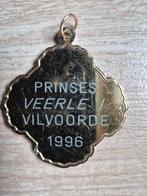 Carnaval medaille Vilvoorde Prinses Veerle 1996, Postzegels en Munten, Ophalen of Verzenden