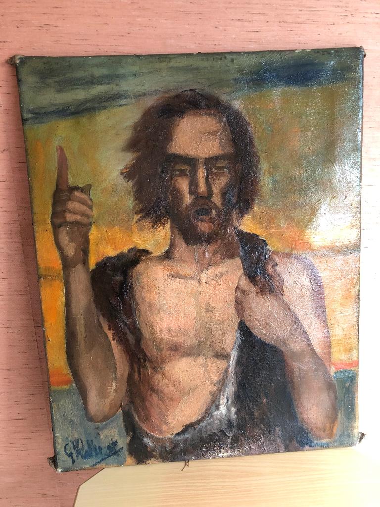 Schilderij Johannes de Doper, Ophalen