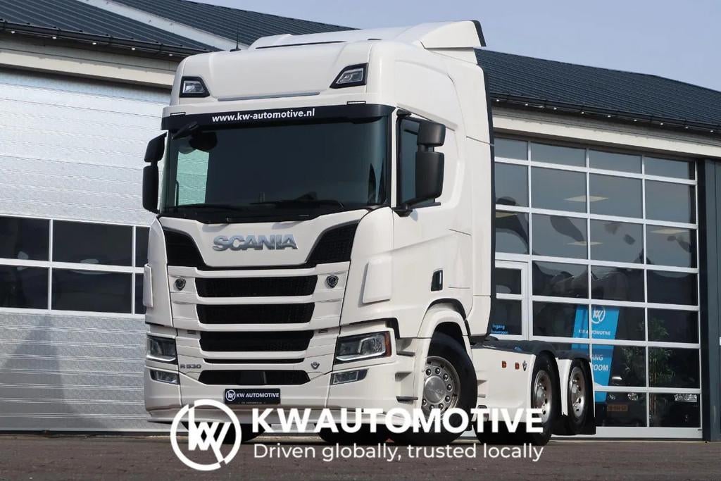 Scania R530 V8 NGS 6X2/ FULL AIR/ RETARDER/ BOOGIE/ 2X TANK, Auto's, Automaat, Scania, Wit, Bedrijf