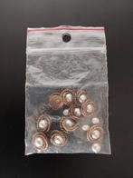 10 echte parels knopen, Ophalen, Gebruikt, Knoop of Knopen