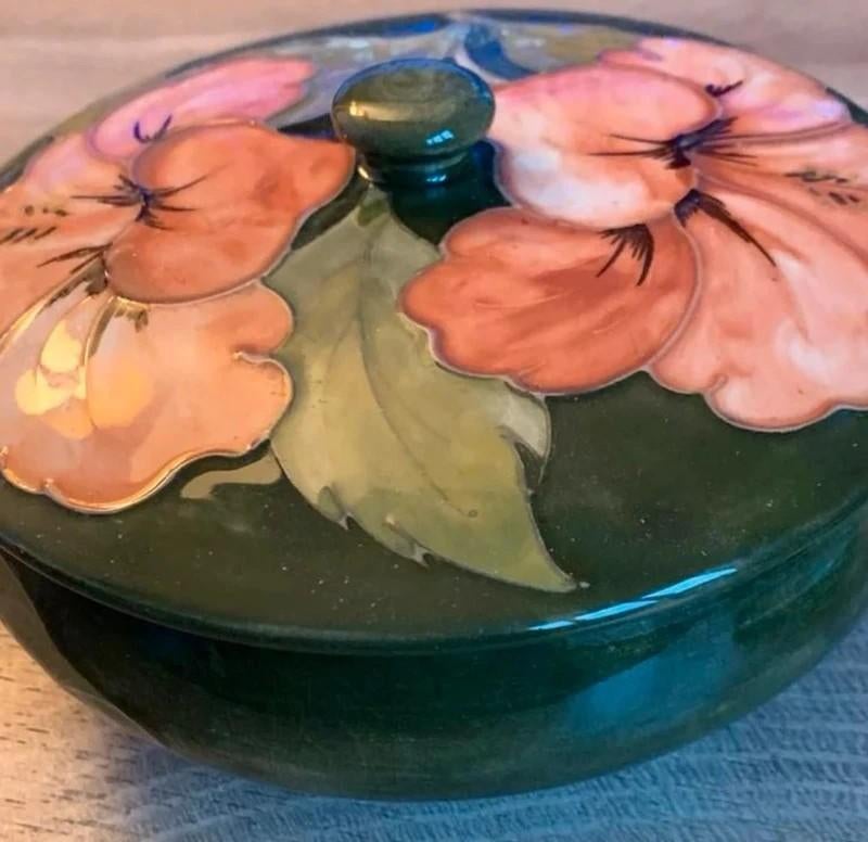 Porcelaine de Moorcroft - Bol - Hibiscus - 1950, Enlèvement ou Envoi