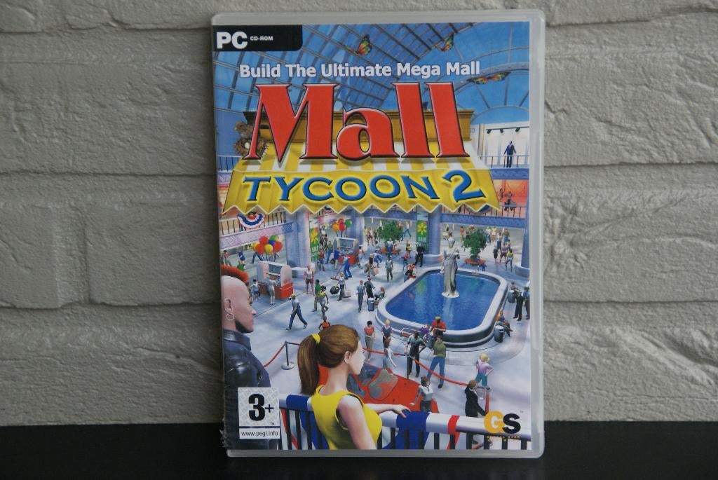 3 jeux PC : Mall Tycoon 2, Madagascar, jeu euro, Enlèvement ou Envoi, Comme neuf, À partir de 3 ans