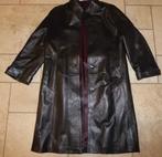 Lange lederen zwarte mantel/ Medium, Kleding | Dames, Jassen | Winter, Ophalen of Verzenden, Zo goed als nieuw