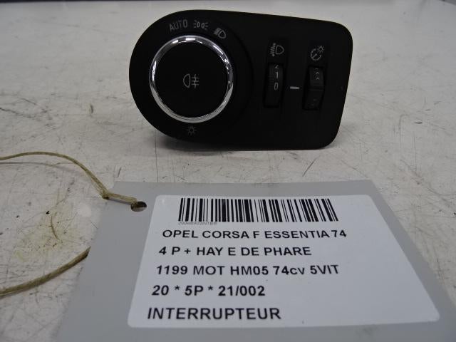 COMMUTATEUR Opel Corsa F (UB / UH / UP) (39201667), Utilisé, Opel
