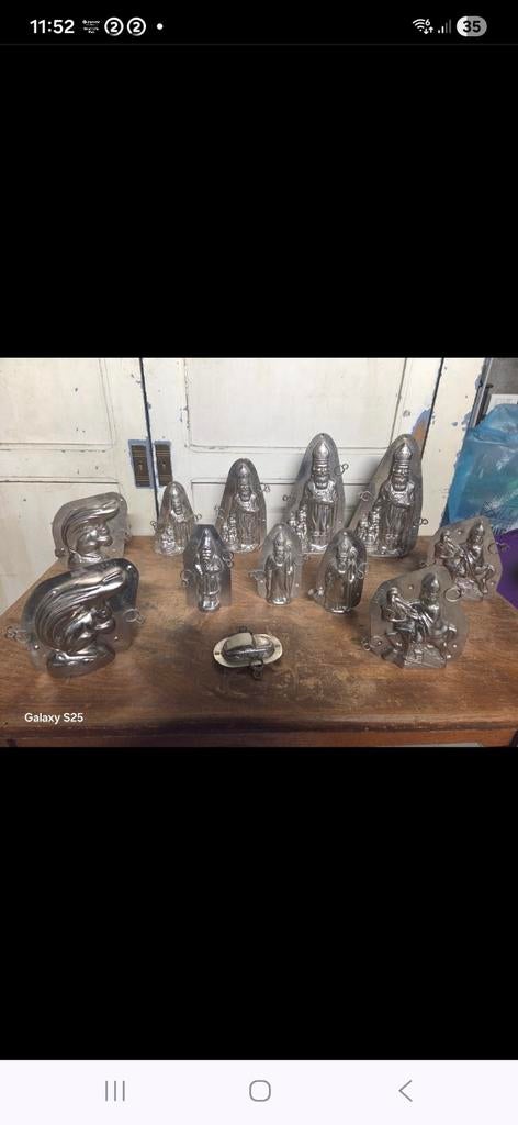 Grote hoeveelheid oude chocolade vormen, Verzamelen, Overige Verzamelen, Ophalen of Verzenden